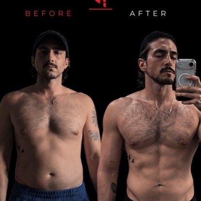 Nick Ametrano, before and after